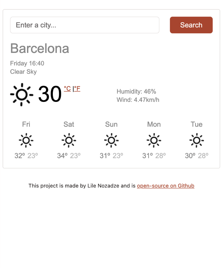 Weather Project